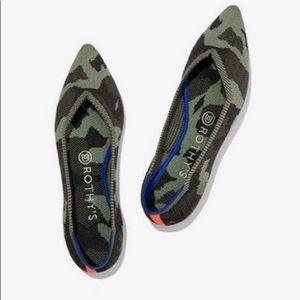 Rothy’s Camo Point Shoes Size 7.5